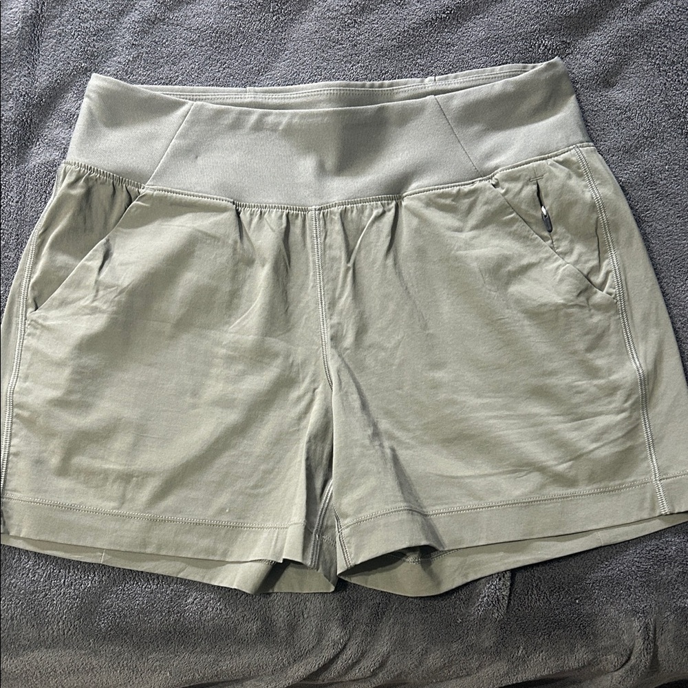 Prana Sage Green Athletic Shorts